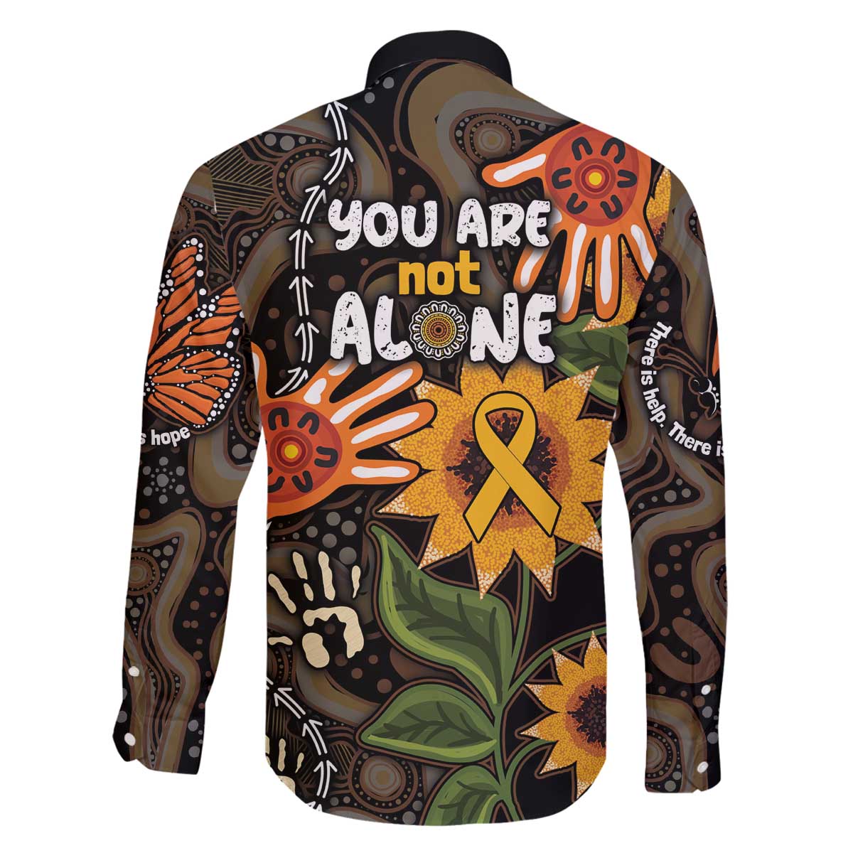 Australia Indigenous Family Matching Puletasi and Hawaiian Shirt You Are Not Alone