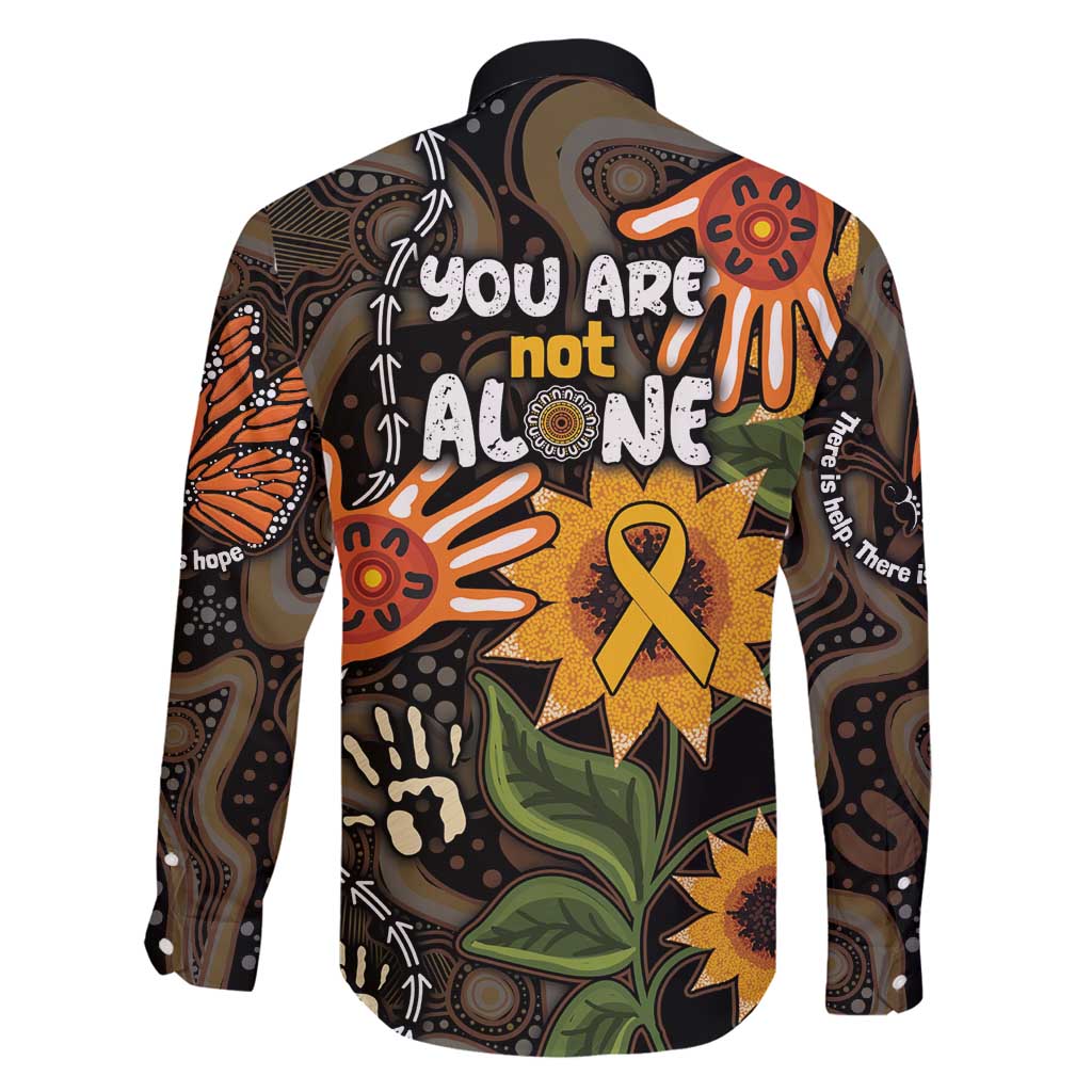 Australia Indigenous Family Matching Summer Maxi Dress and Hawaiian Shirt You Are Not Alone