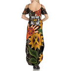 Australia Indigenous Family Matching Summer Maxi Dress and Hawaiian Shirt You Are Not Alone