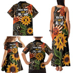 Australia Indigenous Family Matching Tank Maxi Dress and Hawaiian Shirt You Are Not Alone