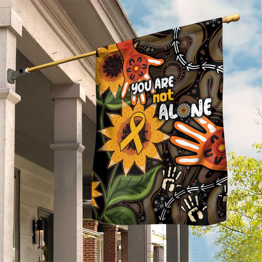 Australia Indigenous Garden Flag You Are Not Alone