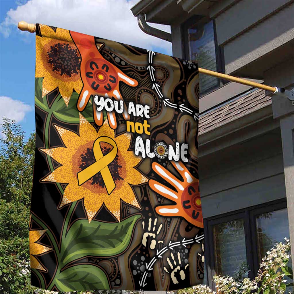 Australia Indigenous Garden Flag You Are Not Alone