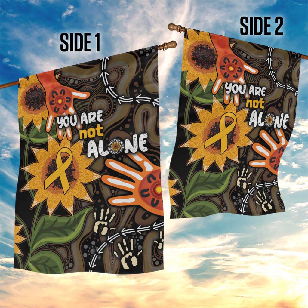 Australia Indigenous Garden Flag You Are Not Alone