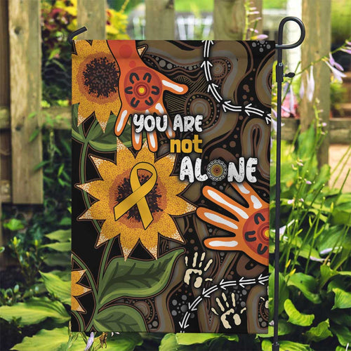 Australia Indigenous Garden Flag You Are Not Alone