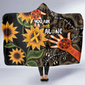Australia Indigenous Hooded Blanket You Are Not Alone