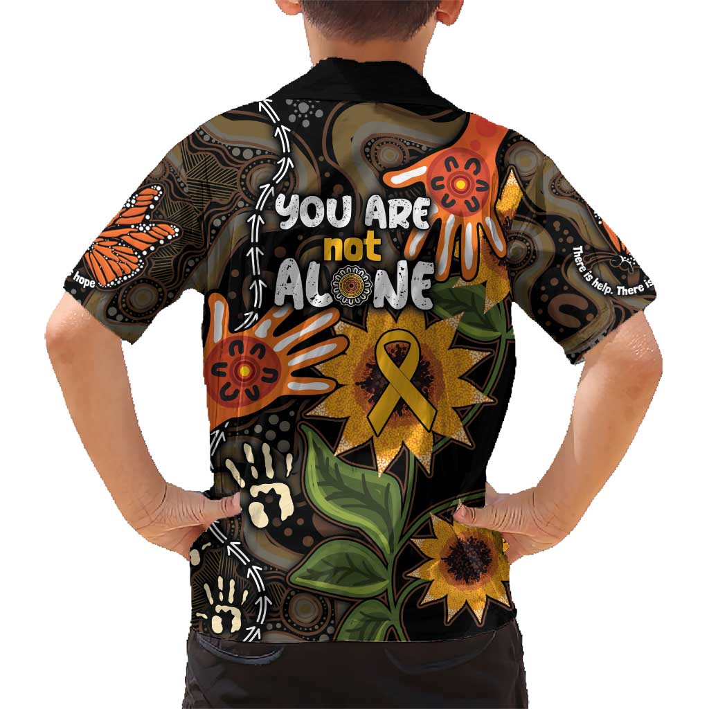 Australia Indigenous Kid Hawaiian Shirt You Are Not Alone