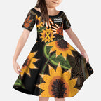 Australia Indigenous Kid Short Sleeve Dress You Are Not Alone