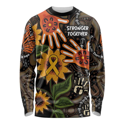 Australia Indigenous Long Sleeve Shirt You Are Not Alone