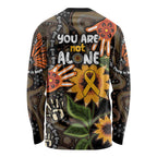 Australia Indigenous Long Sleeve Shirt You Are Not Alone