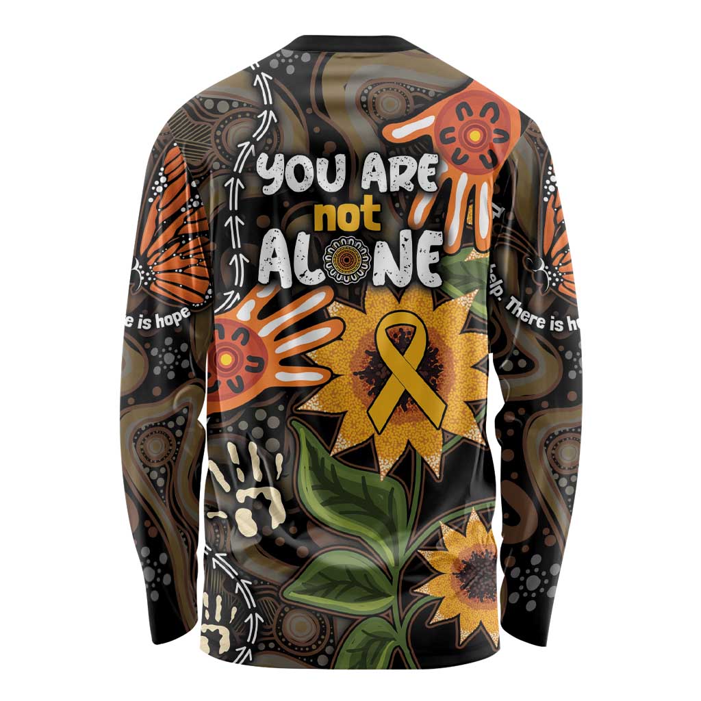 Australia Indigenous Long Sleeve Shirt You Are Not Alone