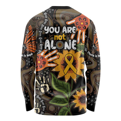 Australia Indigenous Long Sleeve Shirt You Are Not Alone