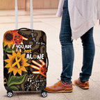 Australia Indigenous Luggage Cover You Are Not Alone