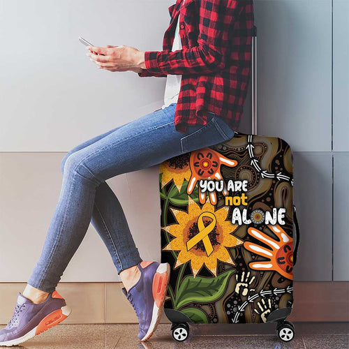 Australia Indigenous Luggage Cover You Are Not Alone