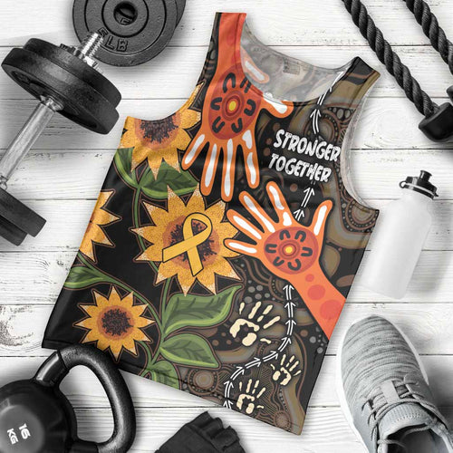 Australia Indigenous Men Tank Top You Are Not Alone