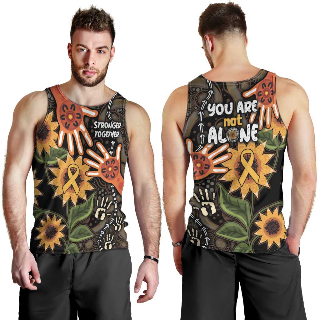 Australia Indigenous Men Tank Top You Are Not Alone