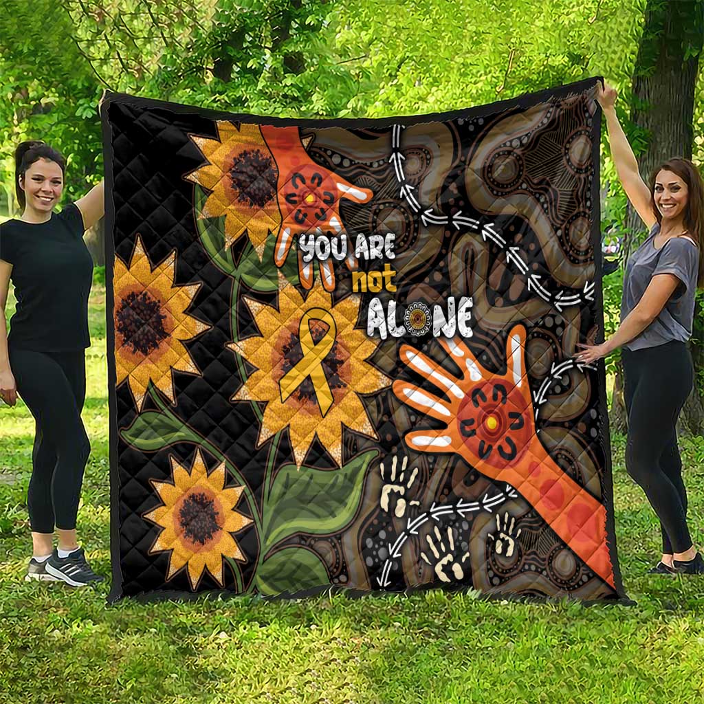 Australia Indigenous Quilt You Are Not Alone