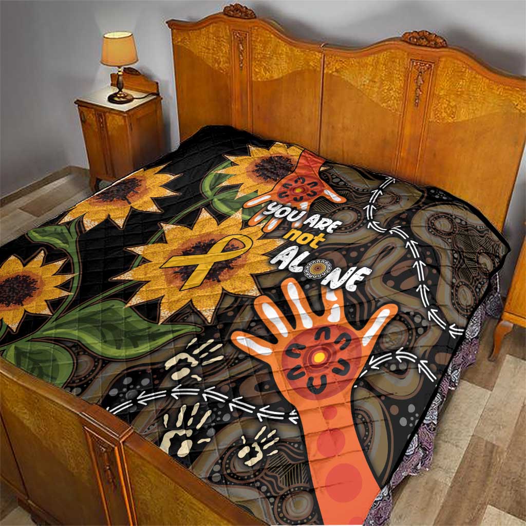 Australia Indigenous Quilt You Are Not Alone