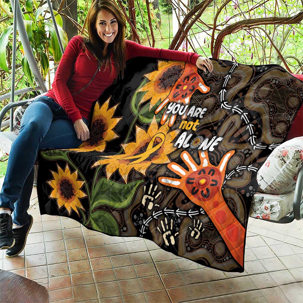 Australia Indigenous Quilt You Are Not Alone