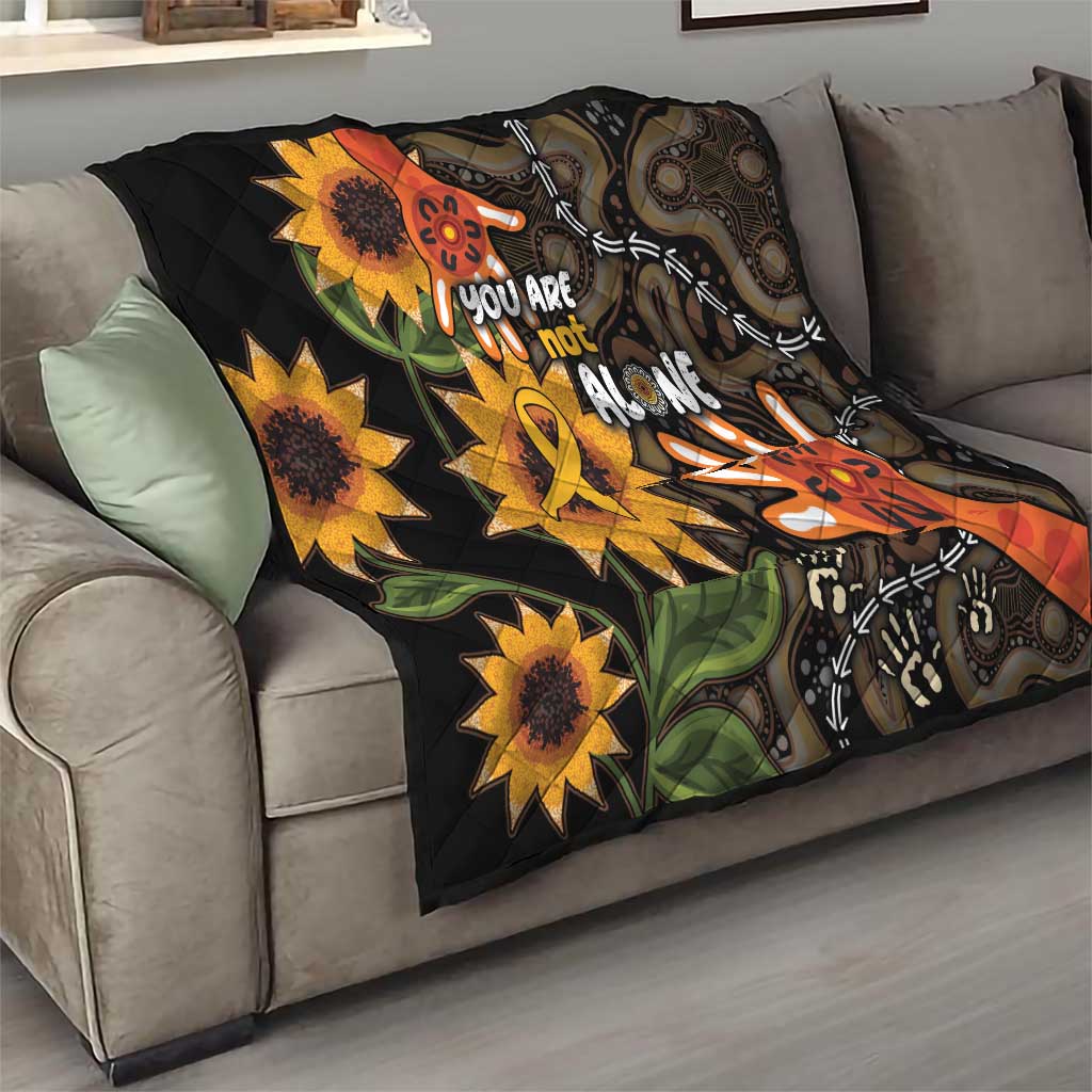 Australia Indigenous Quilt You Are Not Alone