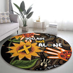 Australia Indigenous Round Carpet You Are Not Alone