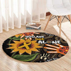 Australia Indigenous Round Carpet You Are Not Alone