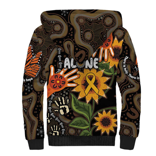 Australia Indigenous Sherpa Hoodie You Are Not Alone
