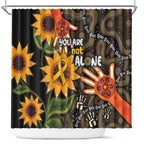 Australia Indigenous Shower Curtain You Are Not Alone