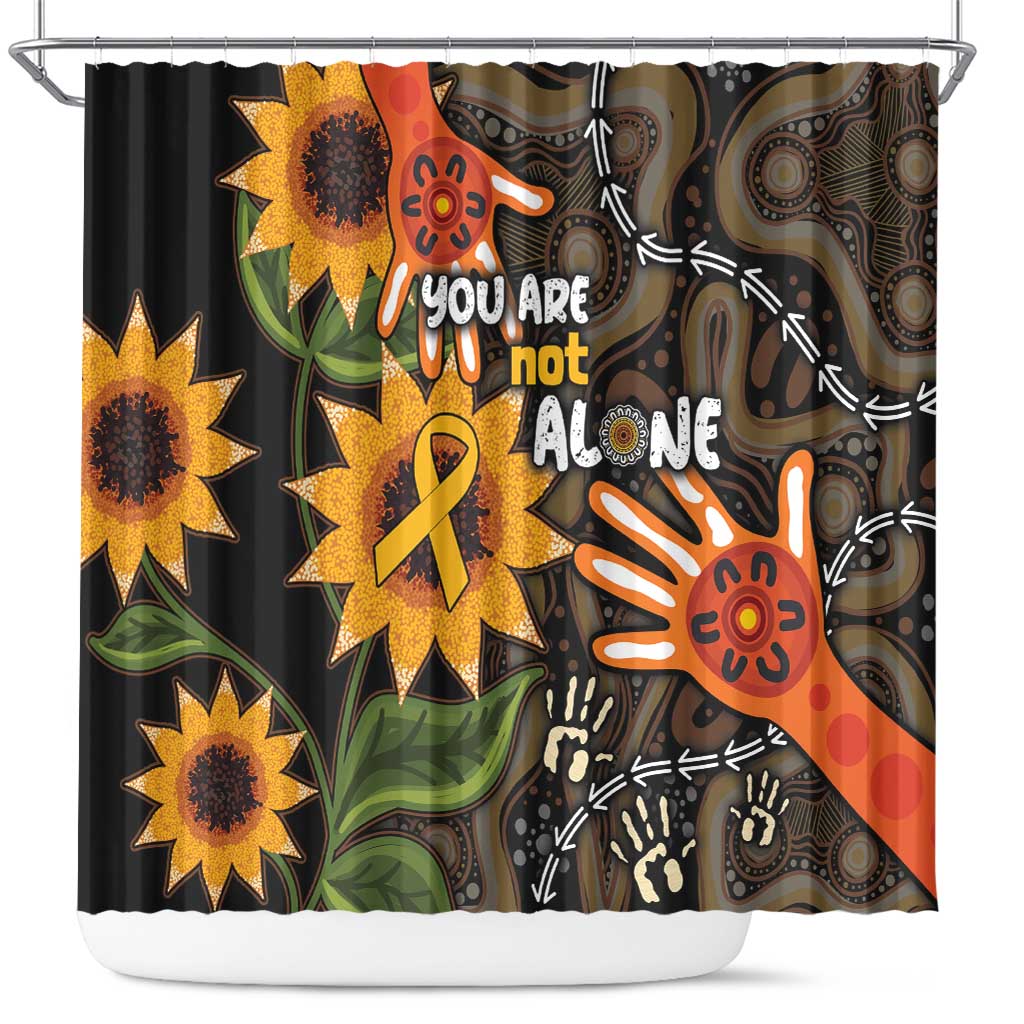 Australia Indigenous Shower Curtain You Are Not Alone