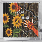 Australia Indigenous Shower Curtain You Are Not Alone