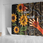 Australia Indigenous Shower Curtain You Are Not Alone