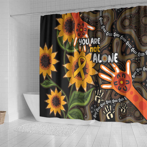 Australia Indigenous Shower Curtain You Are Not Alone
