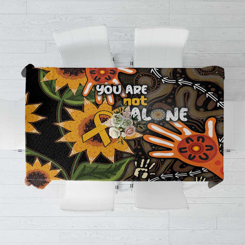 Australia Indigenous Tablecloth You Are Not Alone