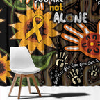 Australia Indigenous Window Curtain You Are Not Alone