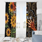 Australia Indigenous Window Curtain You Are Not Alone