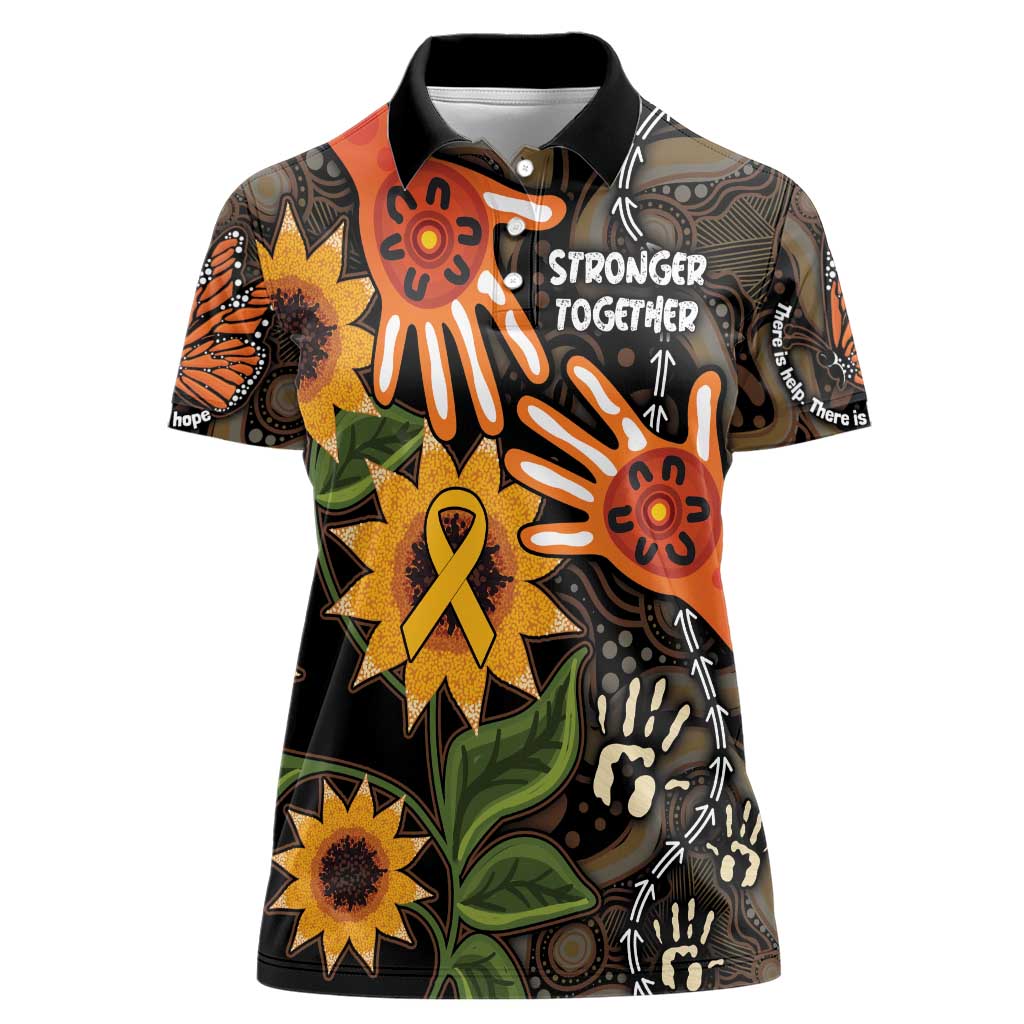 Australia Indigenous Women Polo Shirt You Are Not Alone