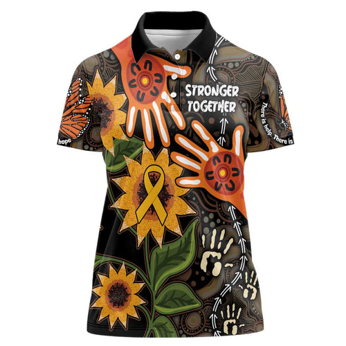 Australia Indigenous Women Polo Shirt You Are Not Alone