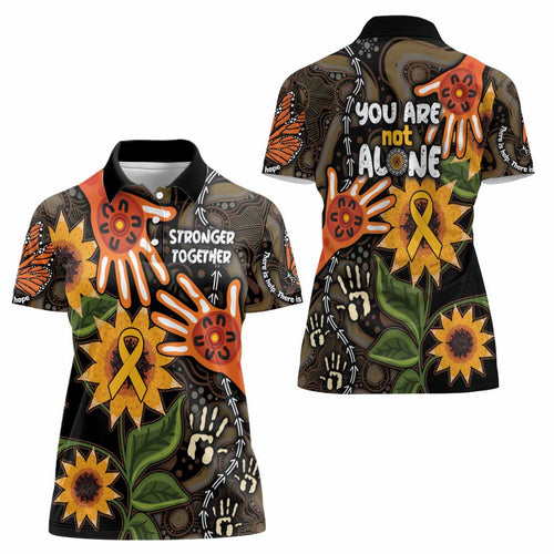 Australia Indigenous Women Polo Shirt You Are Not Alone