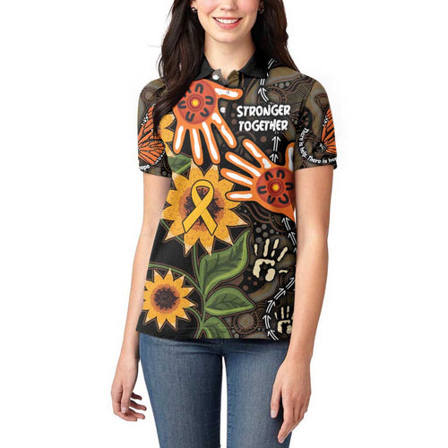 Australia Indigenous Women Polo Shirt You Are Not Alone