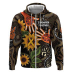 Australia Indigenous Zip Hoodie You Are Not Alone