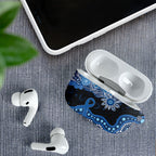 Prostate Cancer Awareness Aussie Indigenous AirPods Case Blue Ribbon Aboriginal Arts