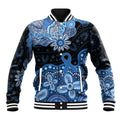 Prostate Cancer Awareness Aussie Indigenous Baseball Jacket Blue Ribbon Aboriginal Arts