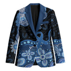Prostate Cancer Awareness Aussie Indigenous Blazer Blue Ribbon Aboriginal Arts