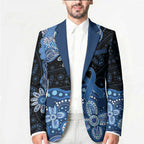 Prostate Cancer Awareness Aussie Indigenous Blazer Blue Ribbon Aboriginal Arts