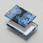 Prostate Cancer Awareness Aussie Indigenous Canvas Wall Art Blue Ribbon Aboriginal Arts