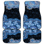 Prostate Cancer Awareness Aussie Indigenous Car Mats Blue Ribbon Aboriginal Arts