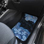 Prostate Cancer Awareness Aussie Indigenous Car Mats Blue Ribbon Aboriginal Arts
