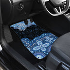 Prostate Cancer Awareness Aussie Indigenous Car Mats Blue Ribbon Aboriginal Arts