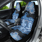 Prostate Cancer Awareness Aussie Indigenous Car Seat Cover Blue Ribbon Aboriginal Arts