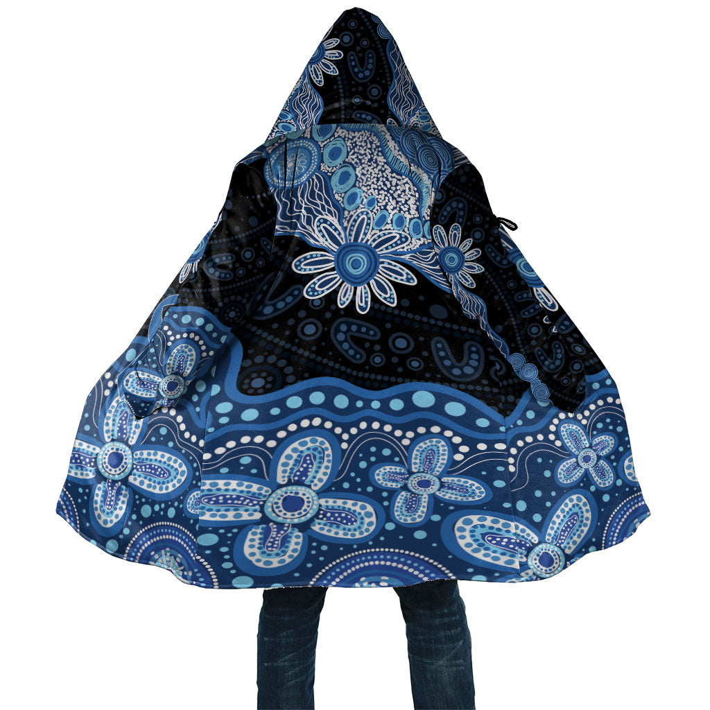 Prostate Cancer Awareness Aussie Indigenous Cloak Blue Ribbon Aboriginal Arts
