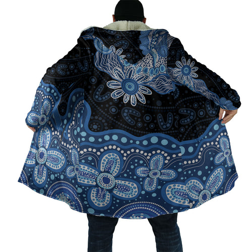 Prostate Cancer Awareness Aussie Indigenous Cloak Blue Ribbon Aboriginal Arts